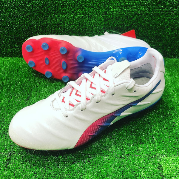 新品 PUMA キングプロ HG/AG サッカー スパイク 蛍光黄色 26.5